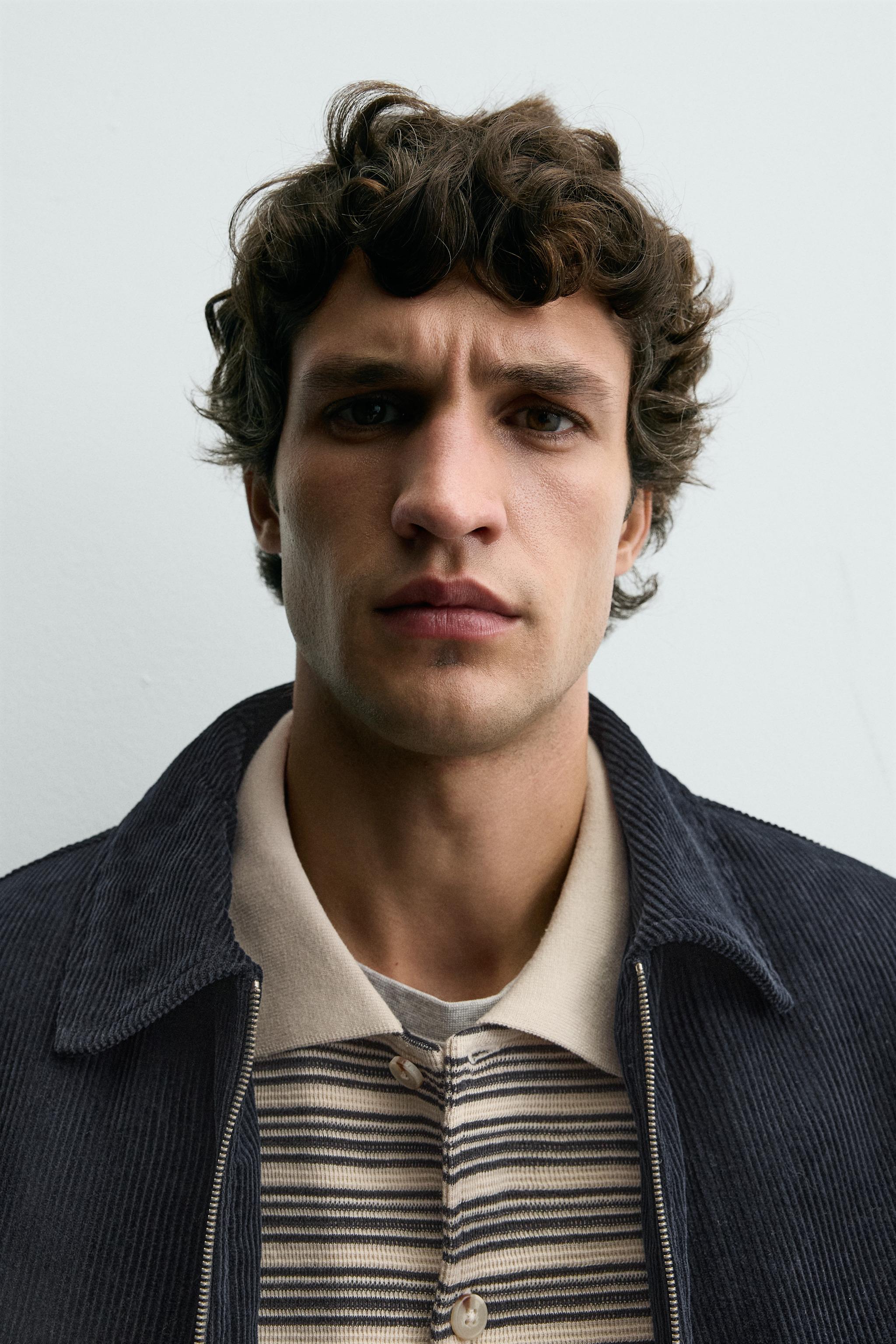 VESTE REMBOURRÉE EN VELOURS CÔTELÉ